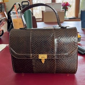 🎊HP 02.19.24 🎊Vintage 1960’s Snakeskin Bag